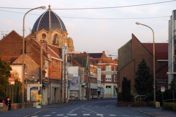 Depuis la rue de l'abbaye en 2002